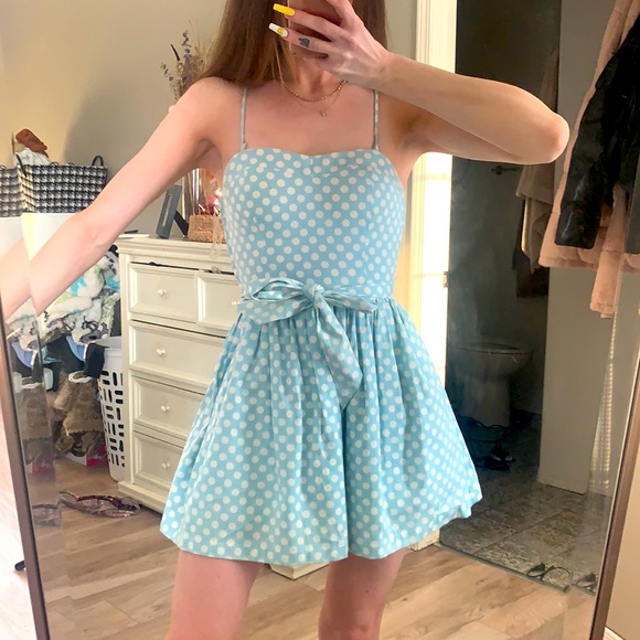 Polka Dot Sun Dress, size US 4. - Picture 1 of 3